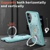Dual Layer Hülle für Samsung Galaxy S23+ Metall Ring Produktbild-Vorschau 3