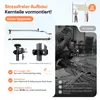 Klemmmarkise Markise für balkon mit Kurbel Sonnenschutz Produktbild-Vorschau 6