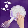 Raquette électrique anti-mouches 2W1, piège à mouches LED, Voir les images du produit 8