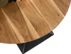 Bistrotisch Schweizer Kante massiv Akazie naturfarben 70 cm Produktbild-Vorschau 7