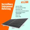 2x PV Halterung 118cm Solarpanel Solarmodul 0°-90° Produktbild-Vorschau 6