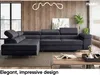 MEBLINI Schlafcouch mit Bettkasten - Ecksofa mit Produktbild-Vorschau 3