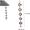 Kovový řetěz na dešťovou vodu do okapu, 108 cm, dešťová Náhled obrázku produktu 2