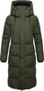 Marikoo Damen Wintermantel lang Mantel Steppjacke Parka Produktbild-Vorschau 1