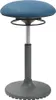 A product image of a blue and gray adjustable stool. Produktbild-Vorschau