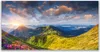 Glasbilder 140x70 Wandbild Druck auf Glas Gebirge Sonne Produktbild-Vorschau 1