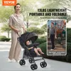 Lehký kočárek VEVOR, kompaktní, snadno složitelný, s Náhled obrázku produktu 2