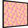 MuchoWow® Gerahmtes Poster Sommer - Zitrone - Rosa 40x40 cm Produktbild-Vorschau 1
