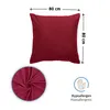Komfortec Premium Kissenbezüge 2er Set 80x80 cm mit Produktbild-Vorschau 5