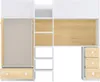 Hochbett mit Kleiderschrank & Schreibtisch - 90 x 190 cm - Produktbild-Vorschau 9