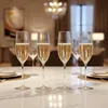 Flûtes à champagne - 210 ml - Verre strié - Verre - Verres Voir les images du produit 2