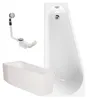 Calmwaters® Raumsparende Eckbadewanne 160x70 cm, Set mit Produktbild-Vorschau 2