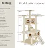 tectake® Kratzbaum Knuti 186 cm inklusive 2 Treppen, 4 Produktbild-Vorschau 5