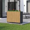 Zelsius verhoogde kas, verzinkt staal met wielen, 120 x 30 Productafbeelding-voorbeeld 2