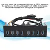 Rozbočovač USB 3.0 19PIN 8 portů Rozšiřující adaptér Náhled obrázku produktu 7