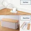 BUDDLEY Kabelbox Bambus (SET), Kabelbox, Produktbild-Vorschau 3