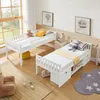 Letto a castello 90 x 200 cm in legno massello di pino, Anteprima dell’immagine prodotto 12