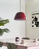 BELIANI Hängelampe Rot Metall Glänzend Vintage Stil Produktbild-Vorschau 4