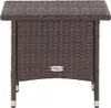 vidaXL Odkládací stolek hnědý 50x50x47 cm polyratan Náhled obrázku produktu 1