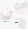 kwmobile DIY Puzzle Lampe XL Lampenschirm - Deckenlampe Produktbild-Vorschau 6