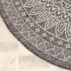 Volero - Dywan okrągły - Summer Azteca Szary - Ø 240 cm Podgląd zdjęcia produktu 5