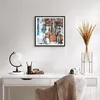 Gerahmtes Poster - Schwarzer Rahmen - Hand Schmuck ethnisch Produktbild-Vorschau 6