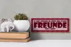Holzschild Spruch 27x10cm Es gibt Freunde im Leben Produktbild-Vorschau 5
