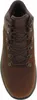 A top-down view of a brown leather hiking boot. Voir les images du produit