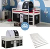 Homestyle4u Lit surélevé 90x200 avec sommier à lattes Voir les images du produit 1