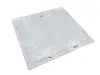 A silver diamond plate manhole cover on a white background. Produktbild-Vorschau