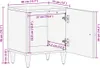 vidaXL Nachttische 2 Stk. 40x33x46 cm Massivholz Mango Produktbild-Vorschau 6