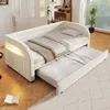 Letto a giorno Merax 90x200 cm, imbottito con spazio Anteprima dell’immagine prodotto 4