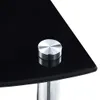vidaXL Regal mit 4 Ablagen Schwarz 30x30x100 cm Hartglas -  Produktbild-Vorschau 12