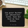 Mr. & Mrs. Panda Mouse Pad Spruch Guter Nachbar - Schwarz - Produktbild-Vorschau 2
