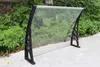 Vordach 100x120 cm, PC transparent Produktbild-Vorschau 5
