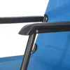 Springos Gartenliege, Blau, klappbar, Metall und Produktbild-Vorschau 4