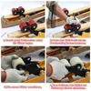4 tlg. Set Hubwagenrollen Polyurethan 80 x 70 mm, Tragkraft Produktbild-Vorschau 5