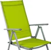 2 Stück Garten Klappstuhl Aluminium - Textilen Silbergrau/Lime Produktbild-Vorschau