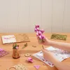 3D Puzzle, Rosa Orchidee, Holz, Rowood, 132 Teile Produktbild-Vorschau 4