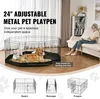 SucceBuy Hundelaufstall mit 8 Paneelen, 61 cm hoch, Produktbild-Vorschau 2