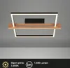LED Deckenlampe Holz LED Deckenleuchte Wohnzimmer Dimmbar Produktbild-Vorschau 2