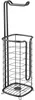 Toilettenpapierhalter Stand schwarz Klopapierhalter WC Bad Produktbild-Vorschau 3