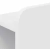 vidaXL Comodino con contenitore, bianco lucido, materiale Anteprima dell’immagine prodotto 9