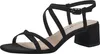 Tamaris Damen Sandalette aus Stoff mit Karree Spitze Produktbild-Vorschau 8