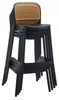 Kondela Barhocker Ravid New Typ 3 - schwarz / beige Produktbild-Vorschau 5