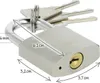 com-four® 2x Vorhängeschloss aus massivem Metall - Produktbild-Vorschau 3