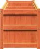 vidaXL Kvetináč vosk hnedý 90x50x70 cm masívne borovicové Náhľad obrázku produktu 6
