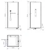Dusche Komplett MARWELL Komplettdusche Fertigdusche White Produktbild-Vorschau 6
