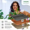 MePla - Untersetzer Quadrat 49x49 anthrazit Produktbild-Vorschau 4