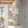 Große Filz Pinnwand 120x60 cm - Dekorative Wandtafel Produktbild-Vorschau 3